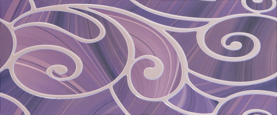 картинка Декор Arabeski purple decor 01 250*600 от магазина Фристайл