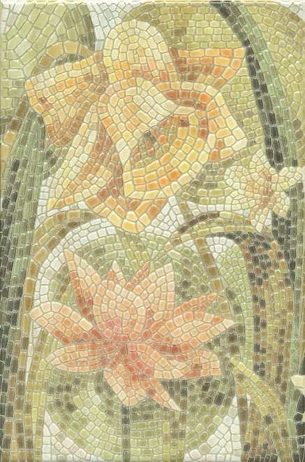 картинка Декор Летний сад HGD-A145-880L Лилии лаппатированный 200х300 от магазина Фристайл