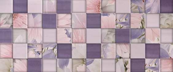 картинка Керамическая плитка Aquarelle lilac wall 03 250*600 от магазина Фристайл