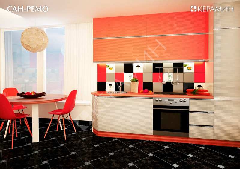 картинка Керамическая плитка настенная Сан-Ремо 5М 200x200 от магазина Фристайл
