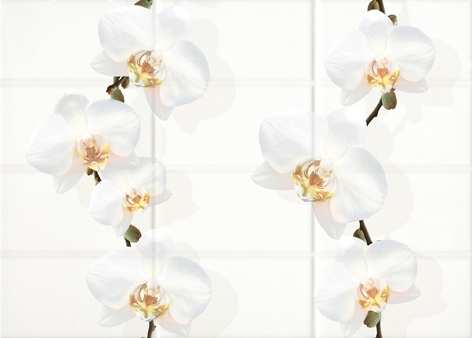 картинка Декор Mono светло-бежевый цветы MY2M301D 25x35 от магазина Фристайл