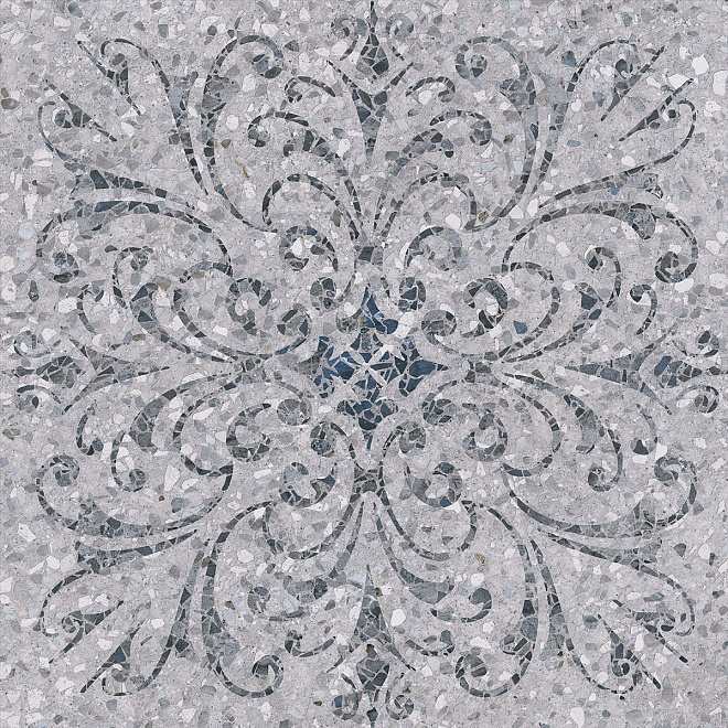 картинка SG632700R	Терраццо серый декорированный обрезной от магазина Фристайл