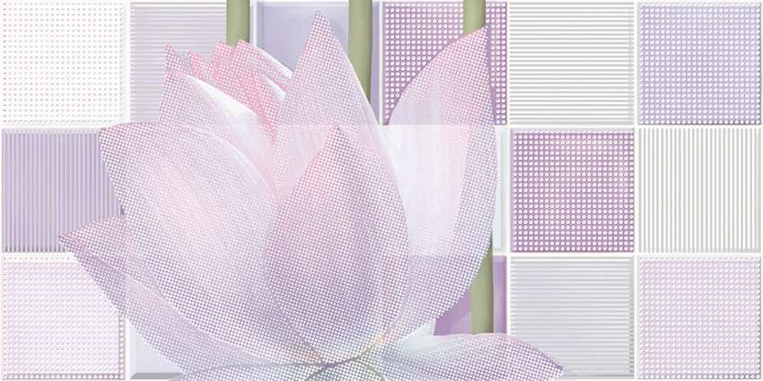 картинка Декор настенный Lotus 1 DW9LTS102 250*500 от магазина Фристайл