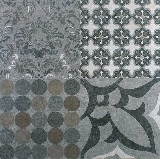 картинка Королевская дорога декор серый обрезной SG614700R 600*600 от магазина Фристайл